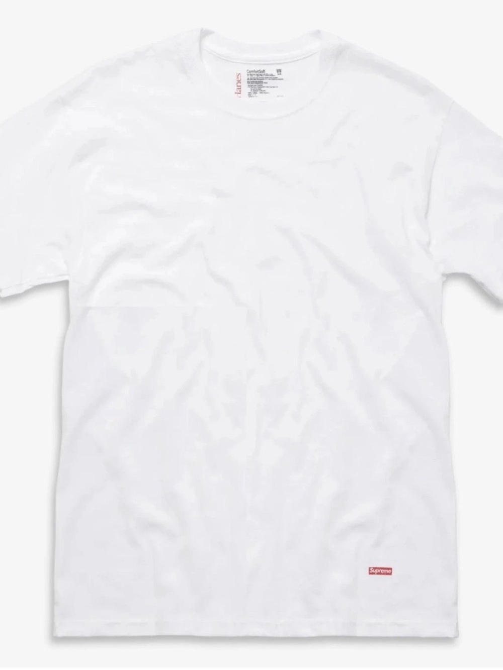 Supreme x Hanes Tagless Tee Size M